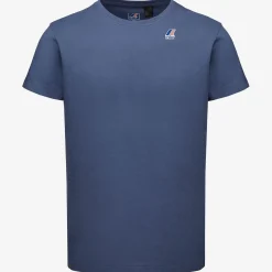 K-WAY Le Vrai Edouard - T-Shirtstop - T-Shirt - Unisex - Blue Indigo Clearance