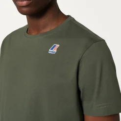 K-WAY Le Vrai Edouard - T-Shirtstop - T-Shirt - Unisex - Green Blackish Best Sale