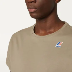 K-WAY Le Vrai Edouard - T-Shirtstop - T-Shirt - Unisex - Beige Taupe Shop