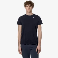 K-WAY Le Vrai Edouard - T-Shirtstop - T-Shirt - Unisex - Blue Depth Fashion