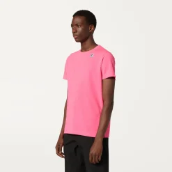 K-WAY Le Vrai Edouard Fluo - T-Shirtstop - T-Shirt - Unisex - Pink Intense Sale