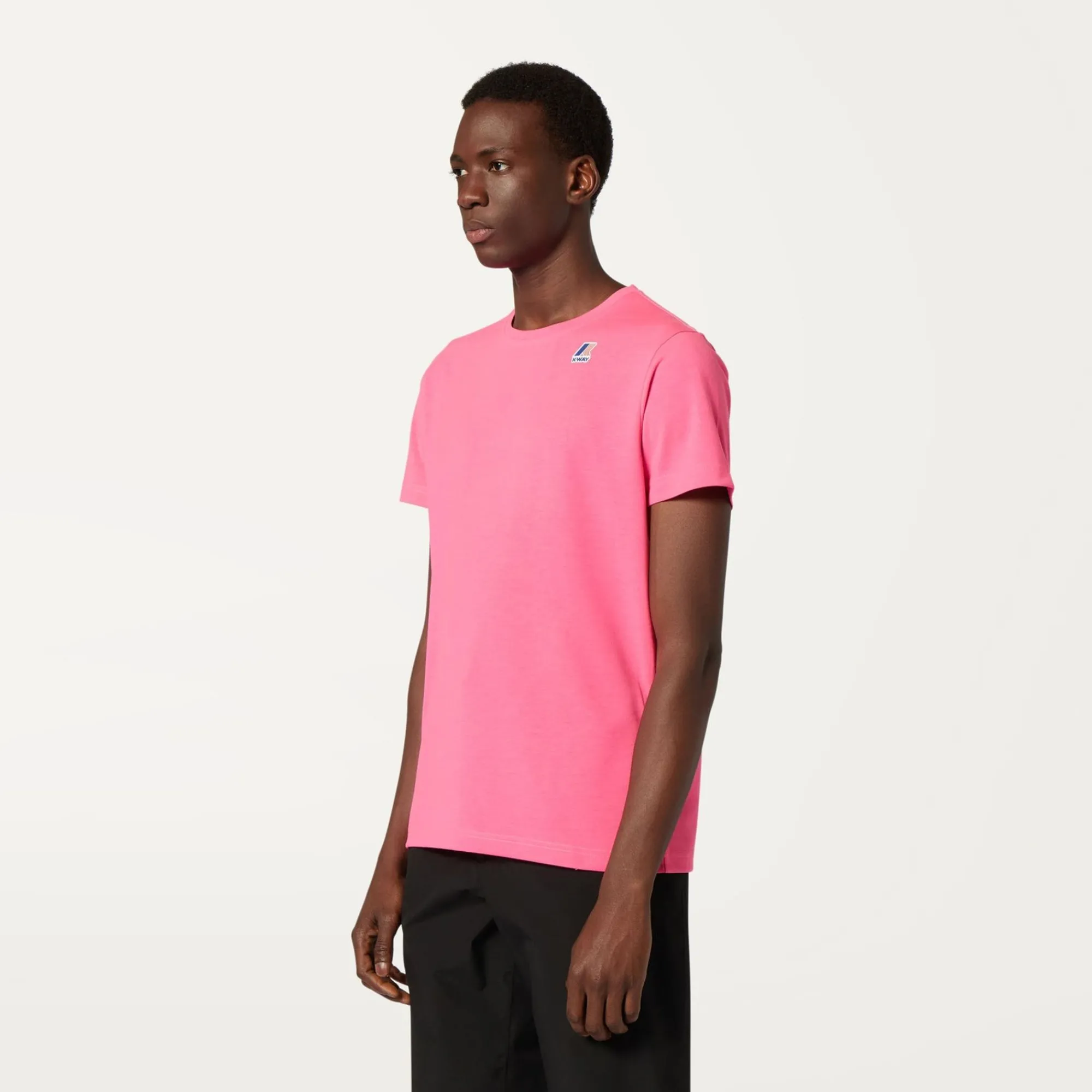 K-WAY Le Vrai Edouard Fluo - T-Shirtstop - T-Shirt - Unisex - Pink Intense Sale