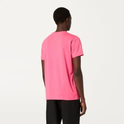 K-WAY Le Vrai Edouard Fluo - T-Shirtstop - T-Shirt - Unisex - Pink Intense Sale