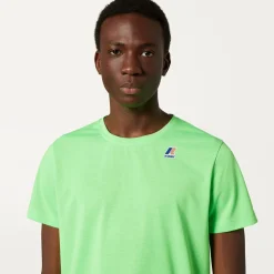 K-WAY Le Vrai Edouard Fluo - T-Shirtstop - T-Shirt - Unisex - Green Fluo Shop