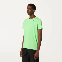 K-WAY Le Vrai Edouard Fluo - T-Shirtstop - T-Shirt - Unisex - Green Fluo Shop