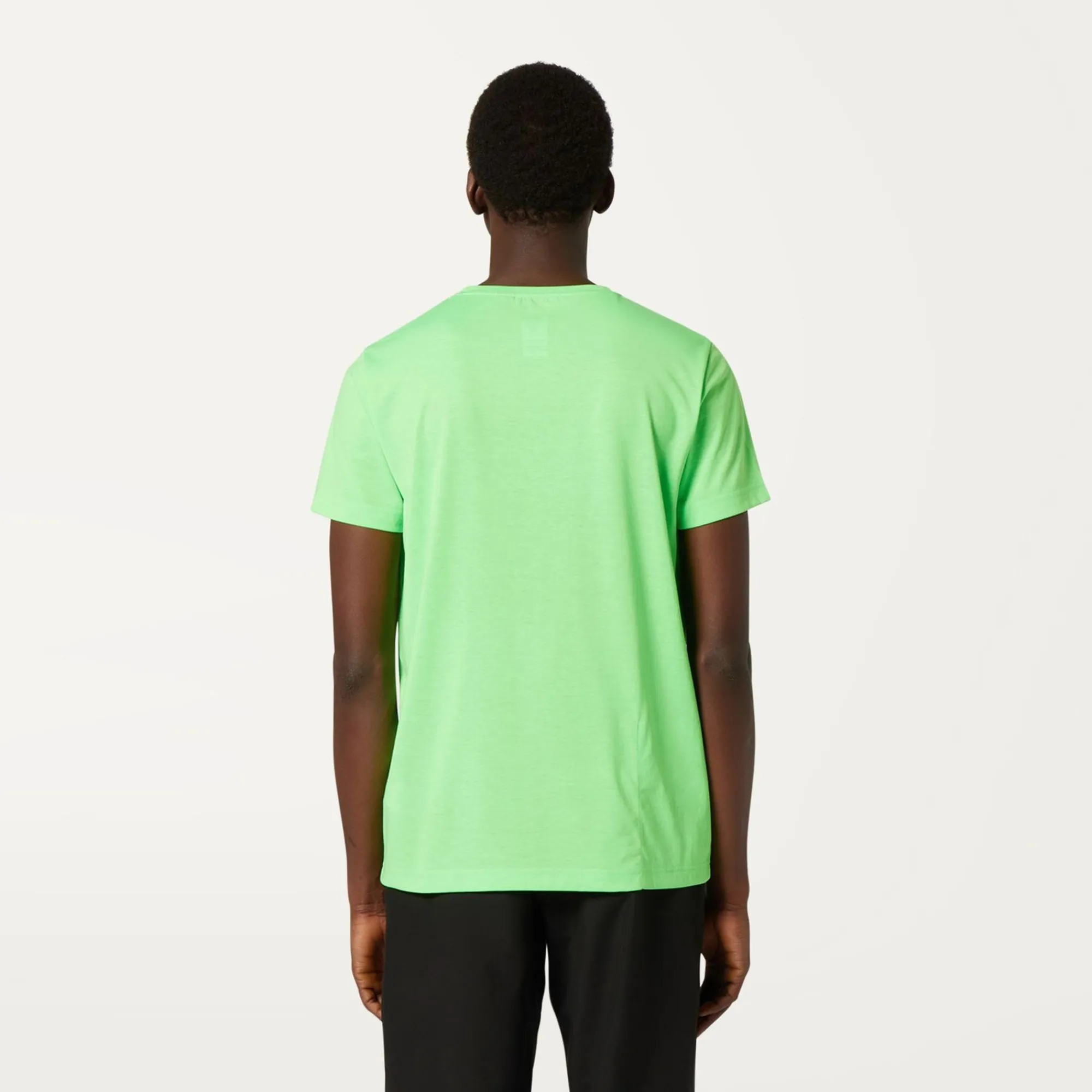K-WAY Le Vrai Edouard Fluo - T-Shirtstop - T-Shirt - Unisex - Green Fluo Shop