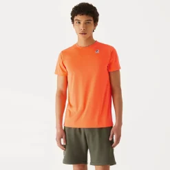 K-WAY Le Vrai Edouard Fluo - T-Shirtstop - T-Shirt - Unisex - Orange Lt Best