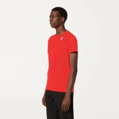 K-WAY Le Vrai Edouard Fluo - T-Shirtstop - T-Shirt - Unisex - Red Papavero Best