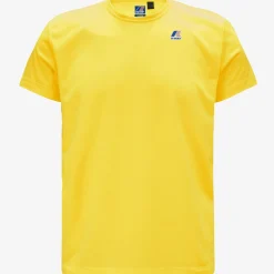 K-WAY Le Vrai Edouard Fluo - T-Shirtstop - T-Shirt - Unisex - Yellow Soleil Sale