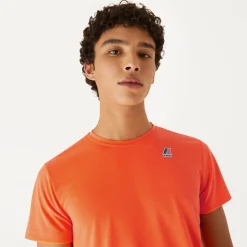 K-WAY Le Vrai Edouard Fluo - T-Shirtstop - T-Shirt - Unisex - Orange Lt New