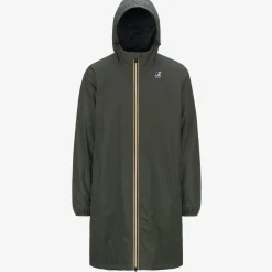 K-WAY Le Vrai 3.0Eiffel Warm - Jackets - 3/4 Length - Unisex - Green Blackish Clearance