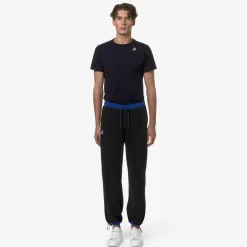 K-WAY Le Vrai Medard Nylon Pc - Pants - Sport Trousers - Unisex - Black Pure-Blue Royal Marine Sale