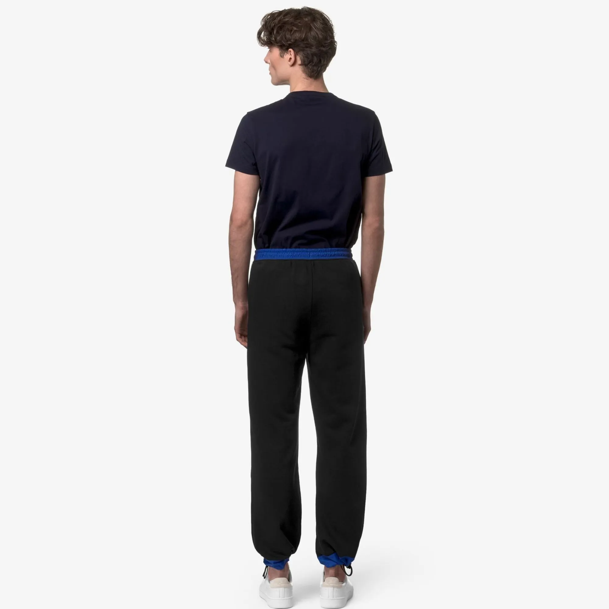 K-WAY Le Vrai Medard Nylon Pc - Pants - Sport Trousers - Unisex - Black Pure-Blue Royal Marine Sale