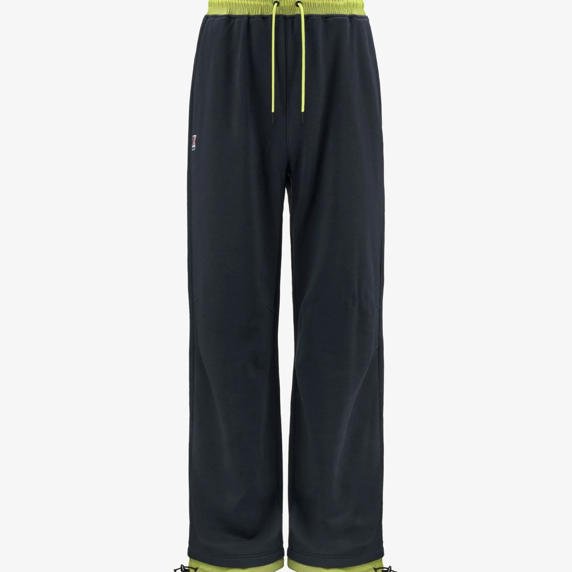 K-WAY Le Vrai Medard Nylon Pc - Pants - Sport Trousers - Unisex - Blue Depth-Green Celery Cheap