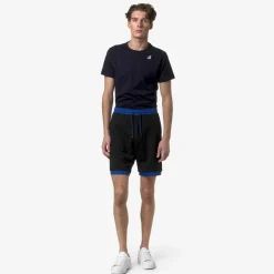 K-WAY Le Vrai Nestor Nylon Pc - Shorts - Sportshorts - Unisex - Black Pure-Blue Royal Marine Store