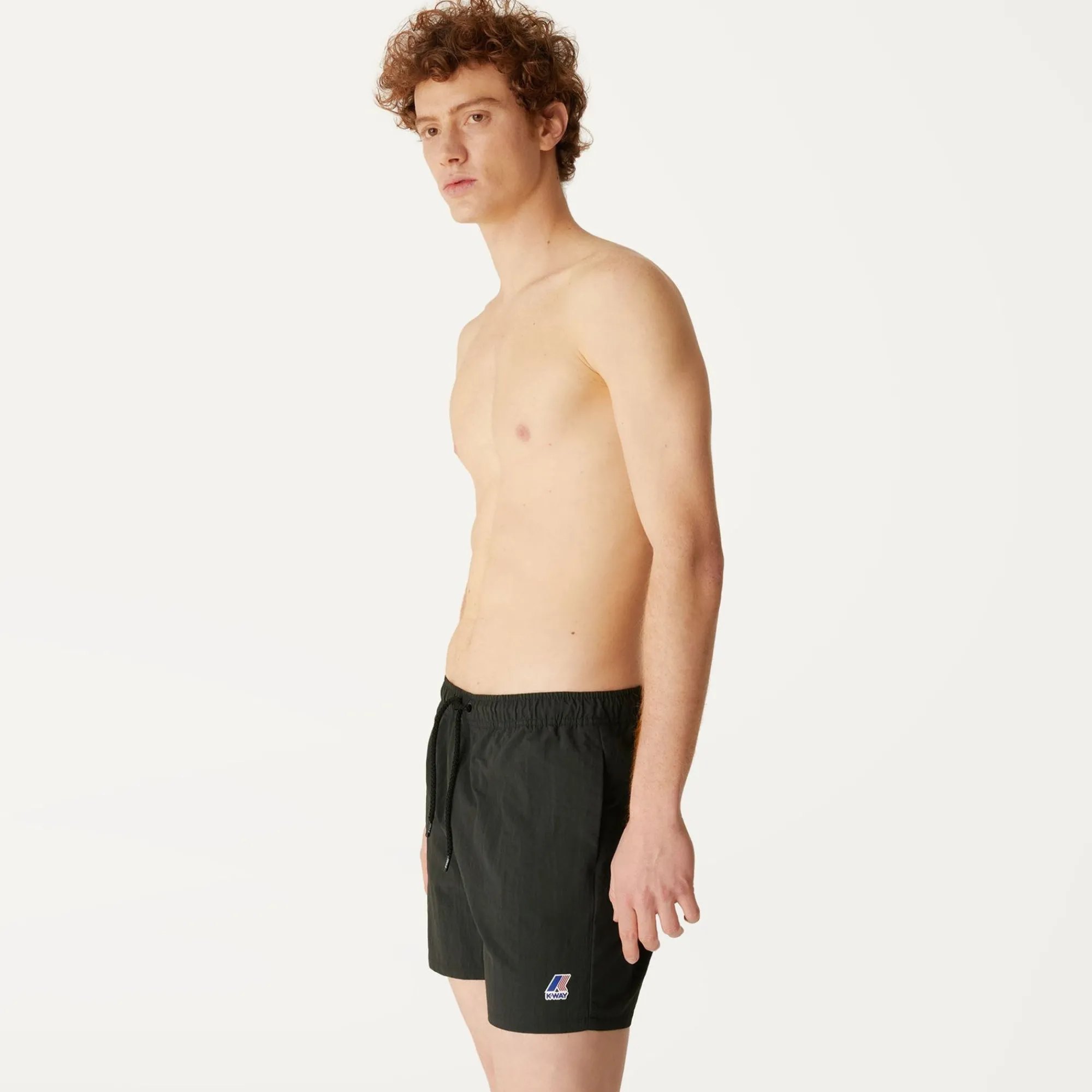 K-WAY Le Vrai Olivier - Bathing Suits - Swimming Trunk - Man - Black Torba Best Sale