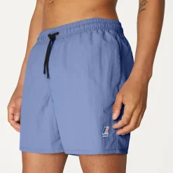 K-WAY Le Vrai Olivier - Bathing Suits - Swimming Trunk - Man - Azure Dk Cheap