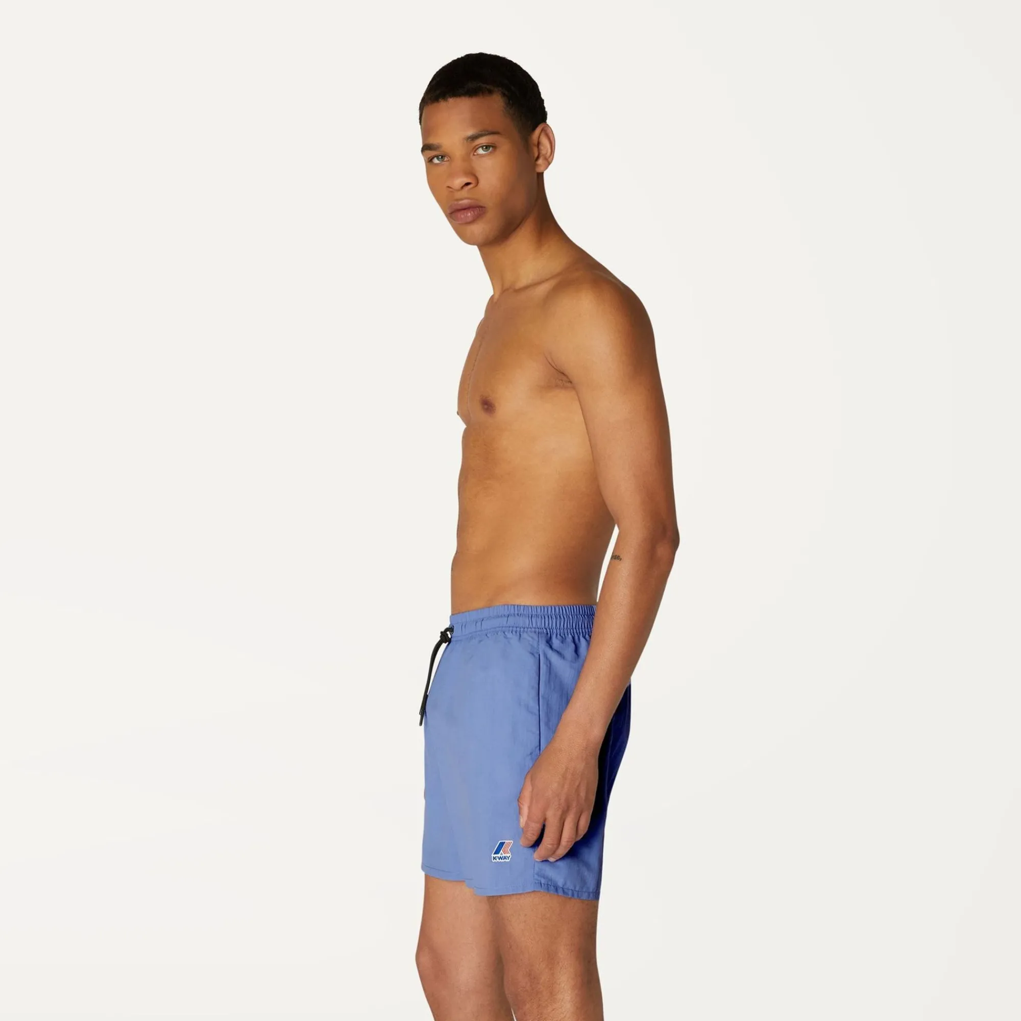 K-WAY Le Vrai Olivier - Bathing Suits - Swimming Trunk - Man - Azure Dk Cheap
