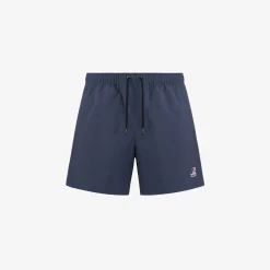 K-WAY Le Vrai Olivier - Bathing Suits - Swimming Trunk - Man - Blue Indigo Sale
