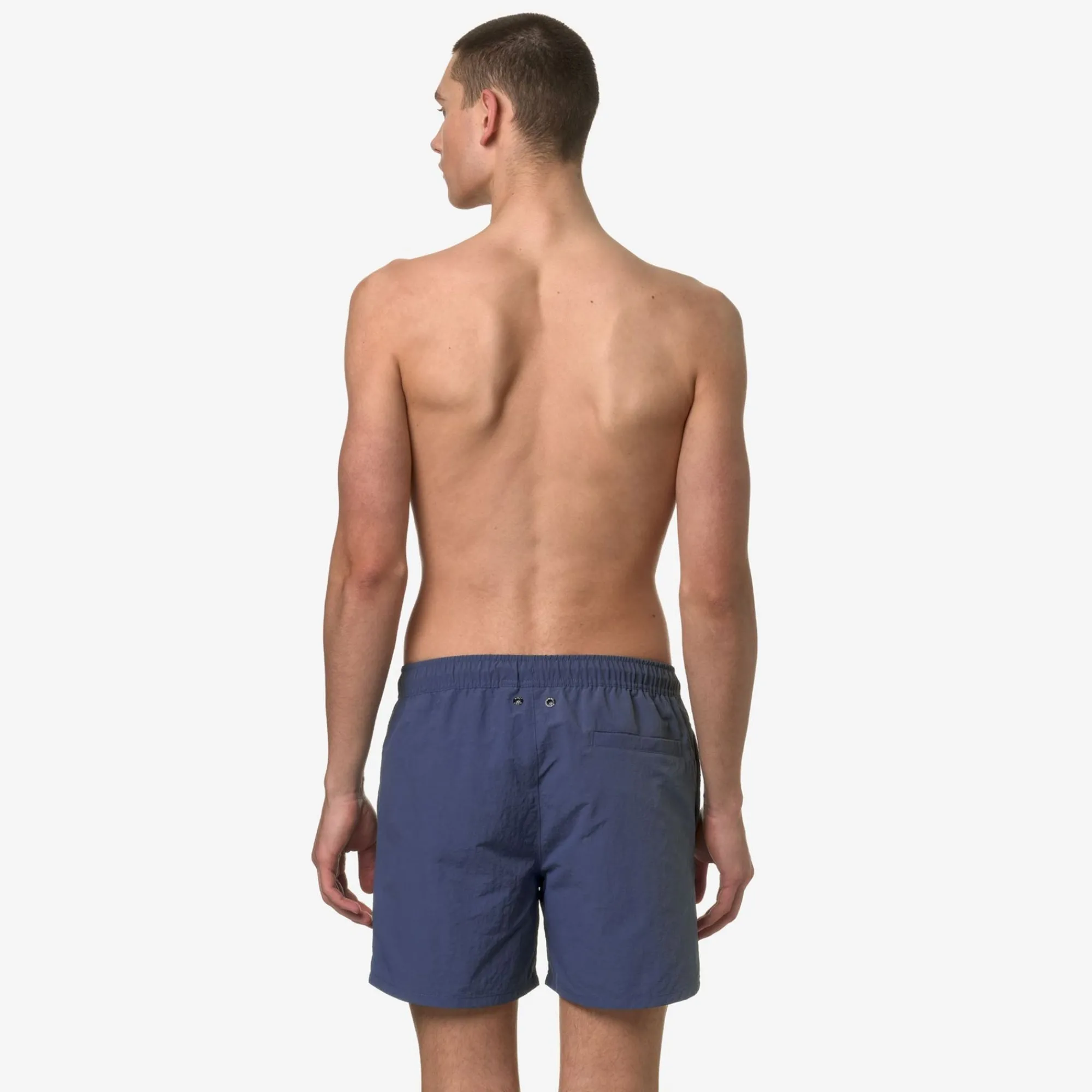 K-WAY Le Vrai Olivier - Bathing Suits - Swimming Trunk - Man - Blue Indigo Sale