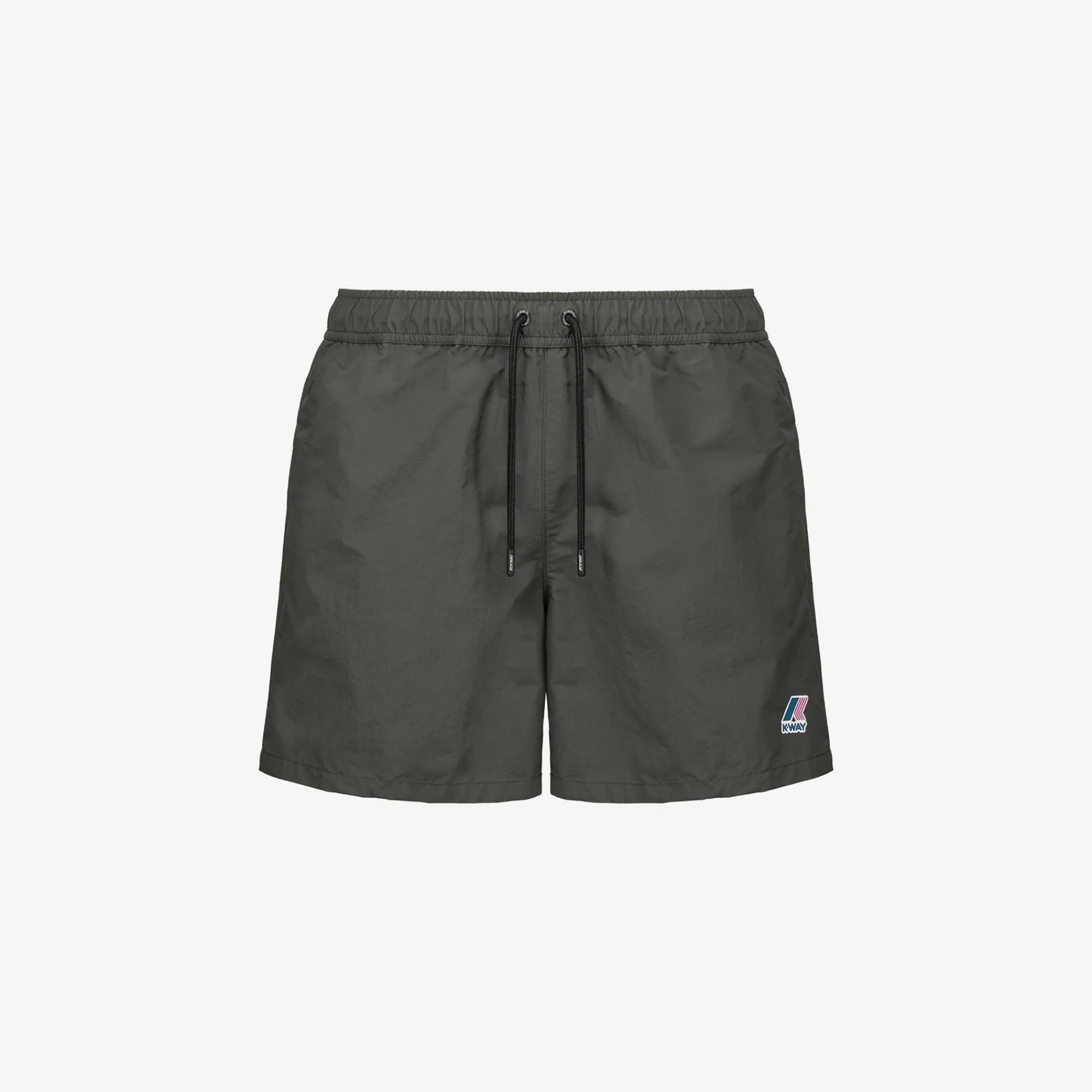 K-WAY Le Vrai Olivier - Bathing Suits - Swimming Trunk - Man - Green Blackish Flash Sale