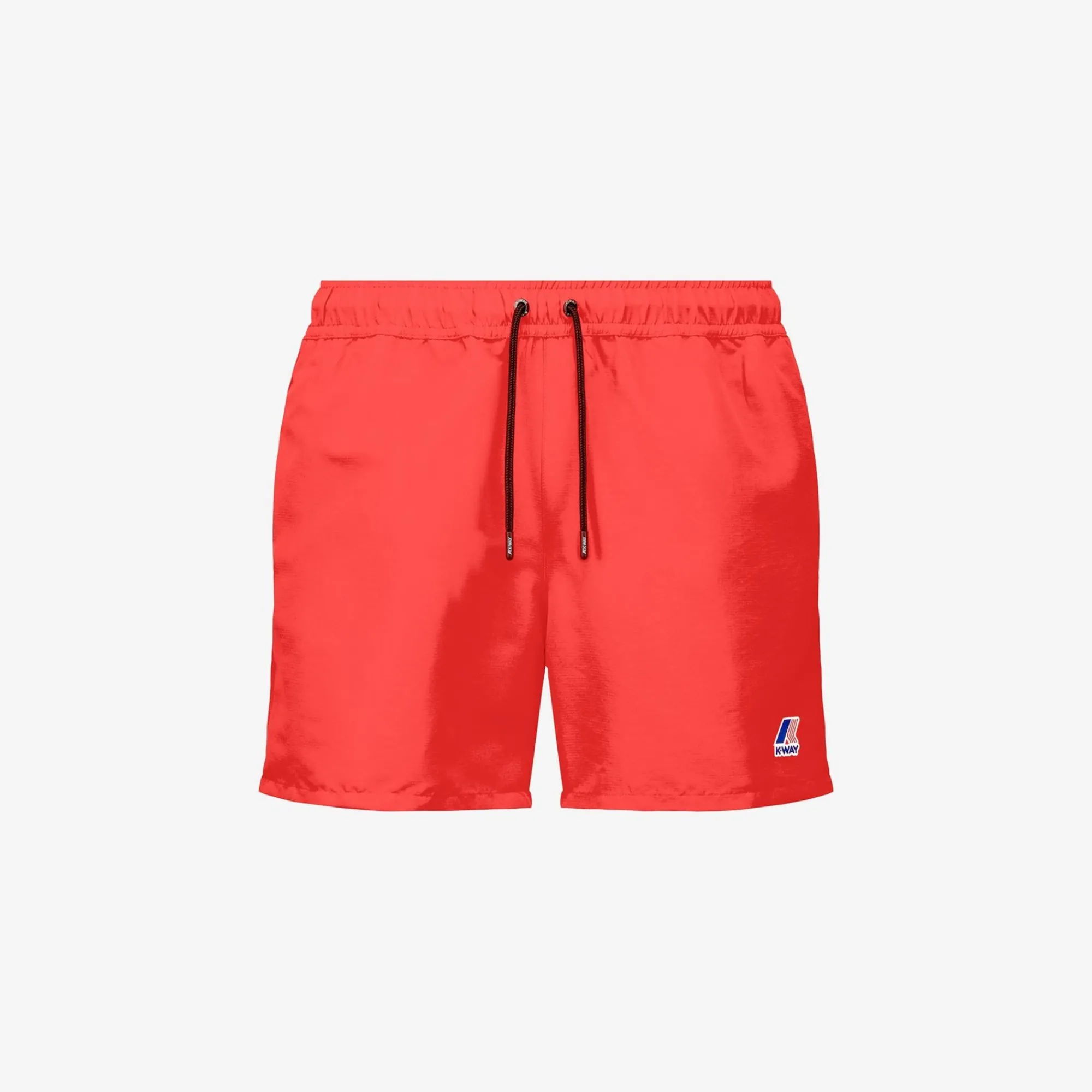 K-WAY Le Vrai Olivier Fluo - Bathing Suits - Swimming Trunk - Man - Red Papavero Flash Sale