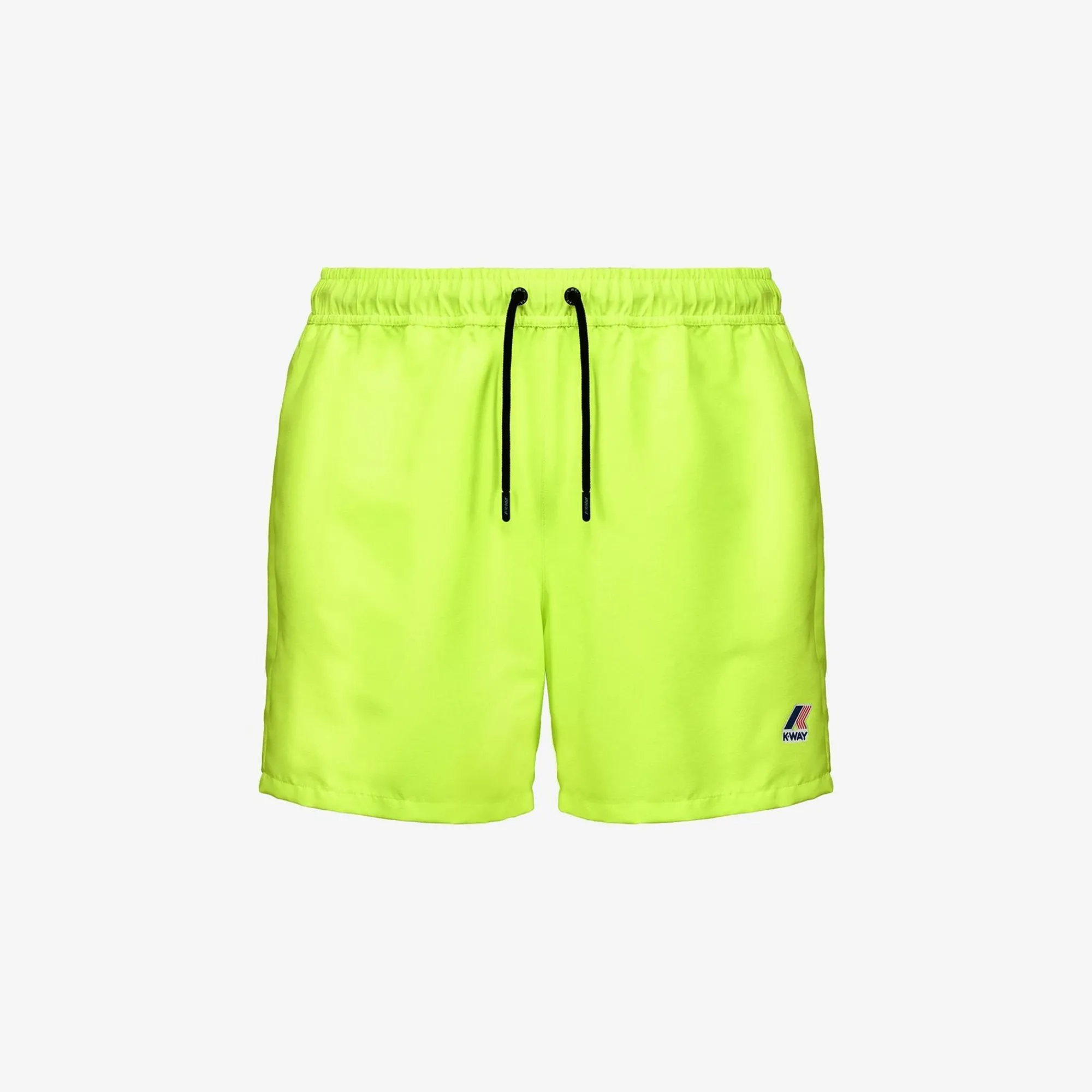 K-WAY Le Vrai Olivier Fluo - Bathing Suits - Swimming Trunk - Man - Yellow Soleil Clearance