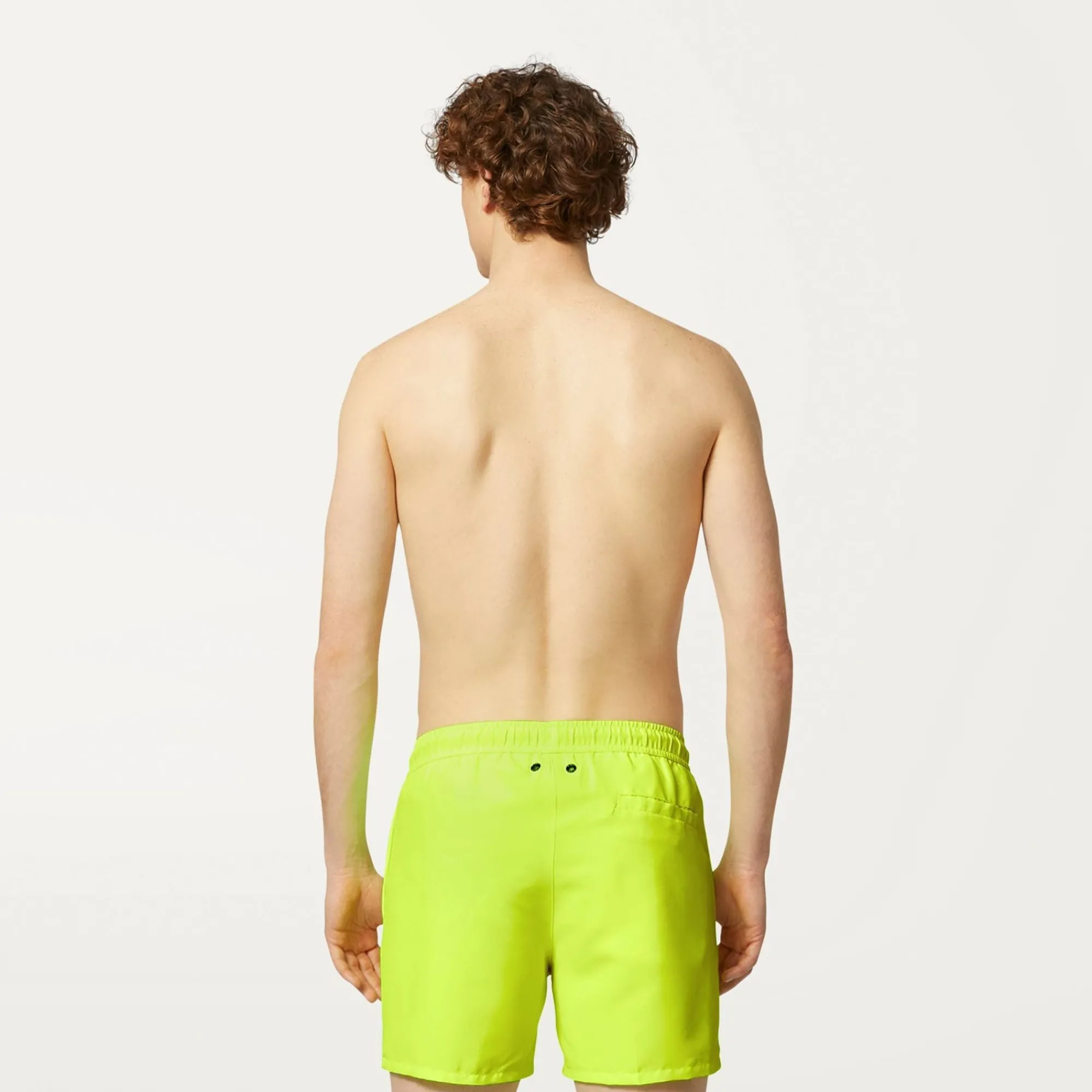 K-WAY Le Vrai Olivier Fluo - Bathing Suits - Swimming Trunk - Man - Yellow Soleil Clearance