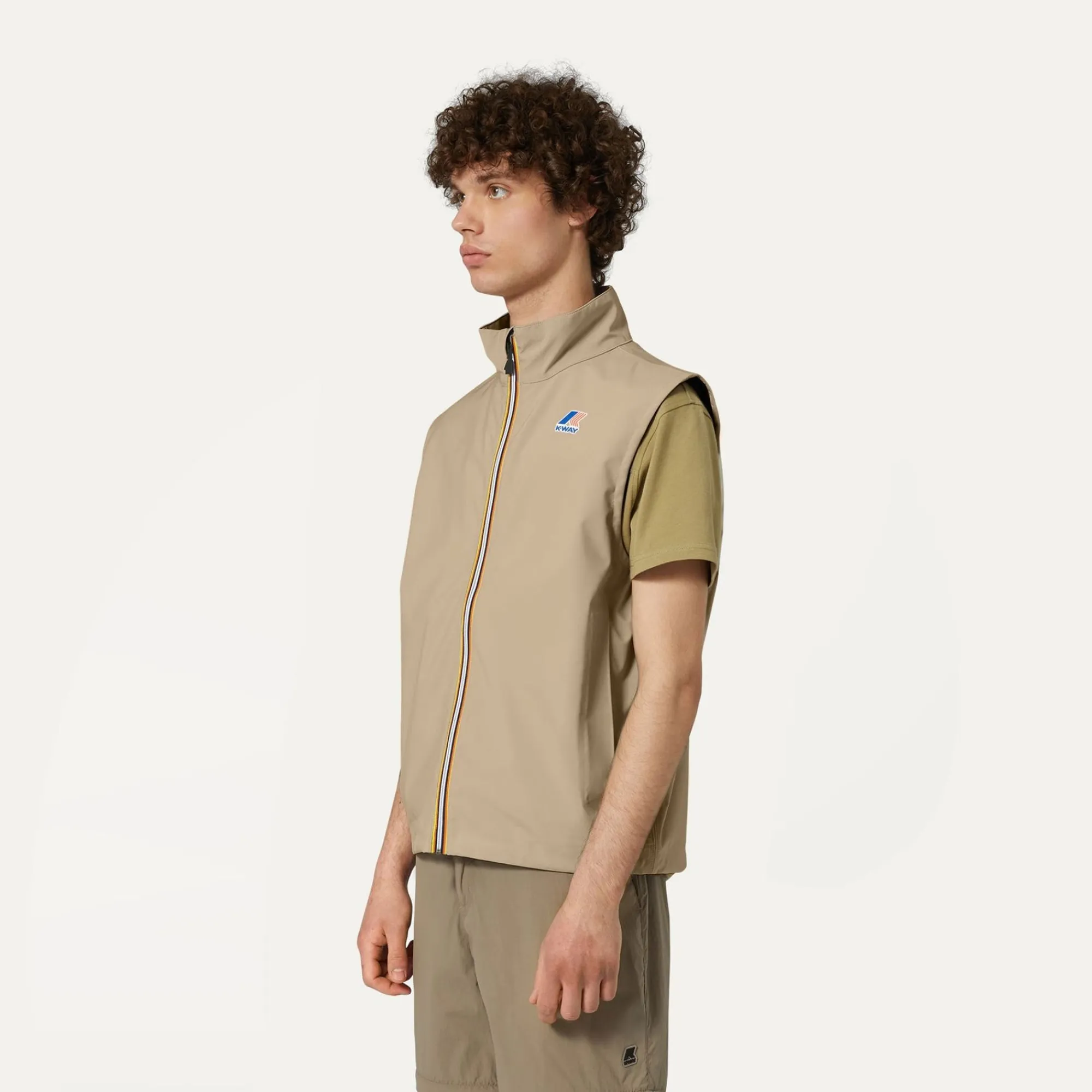 K-WAY Le Vrai 3.0Rouland Warm - Jackets - Vest - Unisex - Beige Taupe Shop