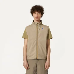 K-WAY Le Vrai 3.0Rouland Warm - Jackets - Vest - Unisex - Beige Taupe Outlet