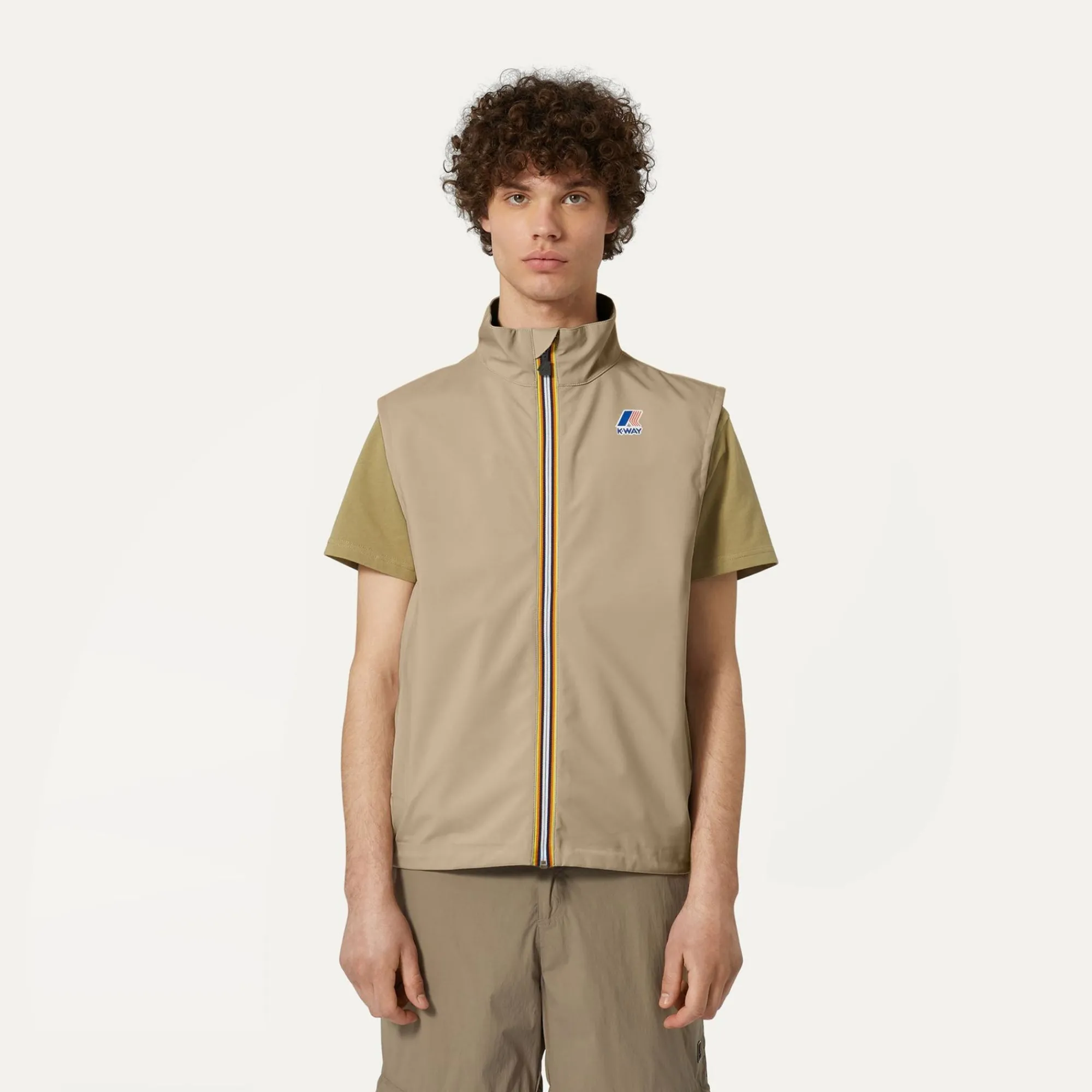 K-WAY Le Vrai 3.0Rouland Warm - Jackets - Vest - Unisex - Beige Taupe Outlet