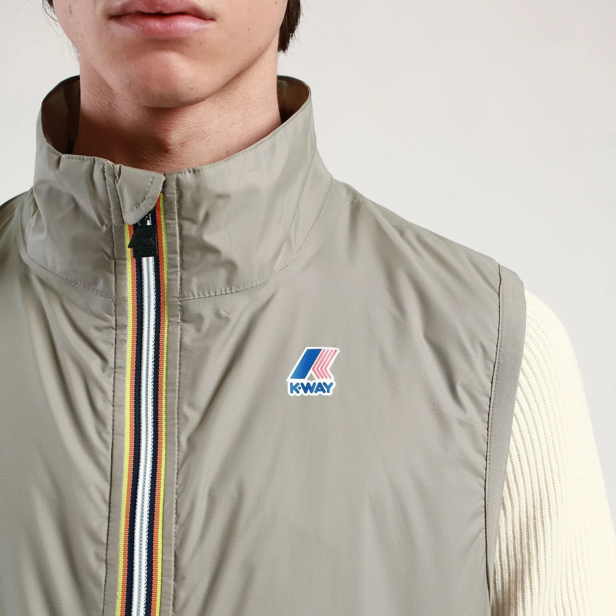 K-WAY Le Vrai 3.0Rouland Warm - Jackets - Vest - Unisex - Grey Md Best Sale