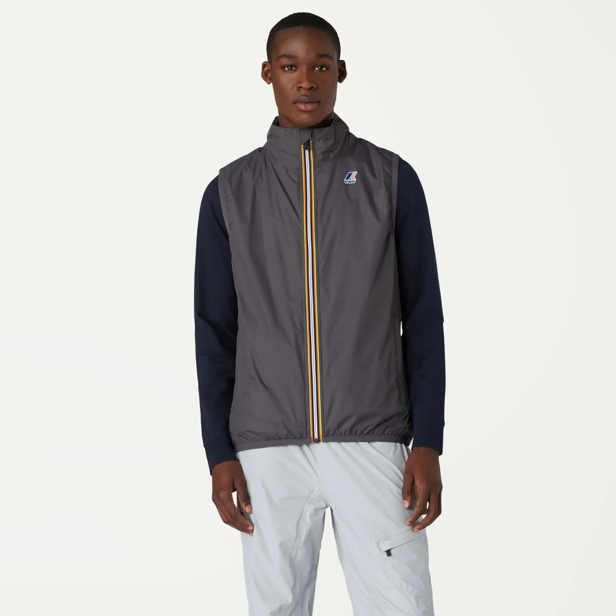 K-WAY Le Vrai 3.0Rouland Warm - Jackets - Vest - Unisex - Grey Smoke Outlet