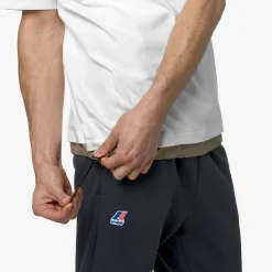 K-WAY Le Vrai Serille Nylon Pc - T-Shirtstop - T-Shirt - Unisex - White-Beige Taupe Flash Sale