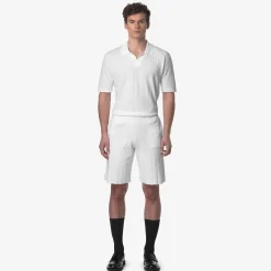 K-WAY Leoben Knitted - Shorts - Sportshorts - Unisex - White Shop