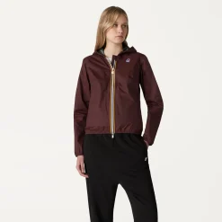 K-WAY Lil Plus.Dot - Jackets - Short - Woman - Red Dk Amaranto Sale