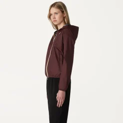 K-WAY Lil Plus.Dot - Jackets - Short - Woman - Red Dk Amaranto Sale