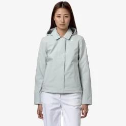 K-WAY Lilla Bonded Jersey - Jackets - Short - Woman - Grey Sage Sale