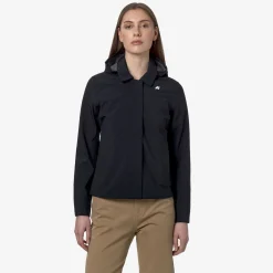 K-WAY Lilla Bonded Jersey - Jackets - Short - Woman - Blue Depth Outlet
