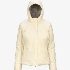 K-WAY Lily Micro Ripstop Marmotta - Jackets - Short - Woman - Beige E-Grey B New