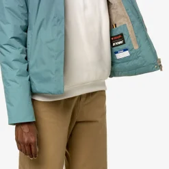 K-WAY Lily Micro Ripstop Marmotta - Jackets - Short - Woman - Green A-Grey B Best