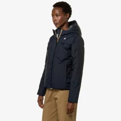 K-WAY Lily Micro Ripstop Marmotta - Jackets - Short - Woman - Blue D-Blue A Discount