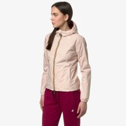 K-WAY Lily Plus.2 Reversible - Jackets - Short - Woman - Pink Gardenia-Red Dk Discount
