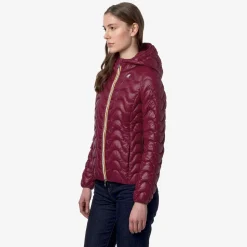 K-WAY Lily Quilted Warm - Jackets - Short - Woman - Red Dk Hot
