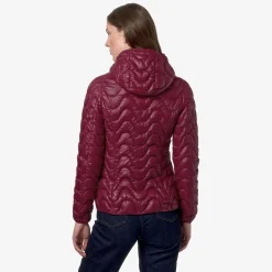 K-WAY Lily Quilted Warm - Jackets - Short - Woman - Red Dk Hot