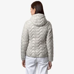 K-WAY Lily Quilted Warm - Jackets - Short - Woman - Beige Lt Outlet