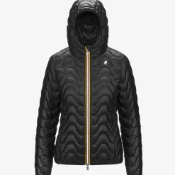 K-WAY Lily Quilted Warm - Jackets - Short - Woman - Black Pure Cheap