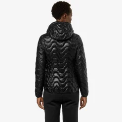 K-WAY Lily Quilted Warm - Jackets - Short - Woman - Black Pure Cheap