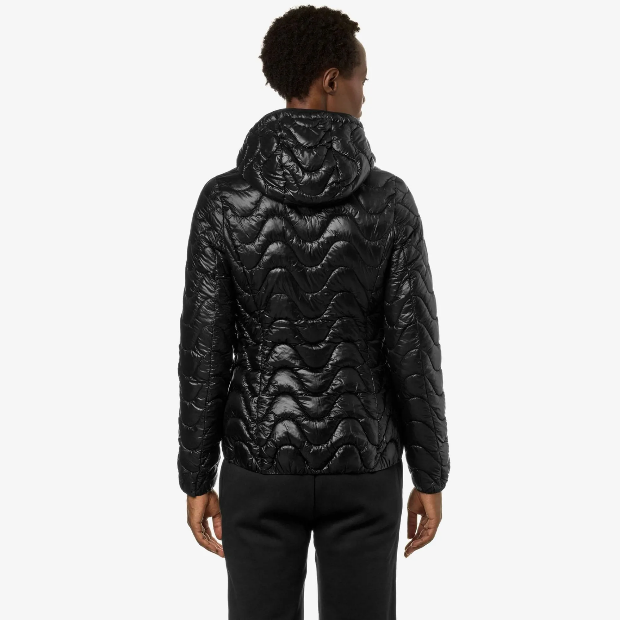 K-WAY Lily Quilted Warm - Jackets - Short - Woman - Black Pure Cheap