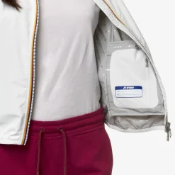 K-WAY Lily Stretch Dot - Jackets - Short - Woman - White Clearance